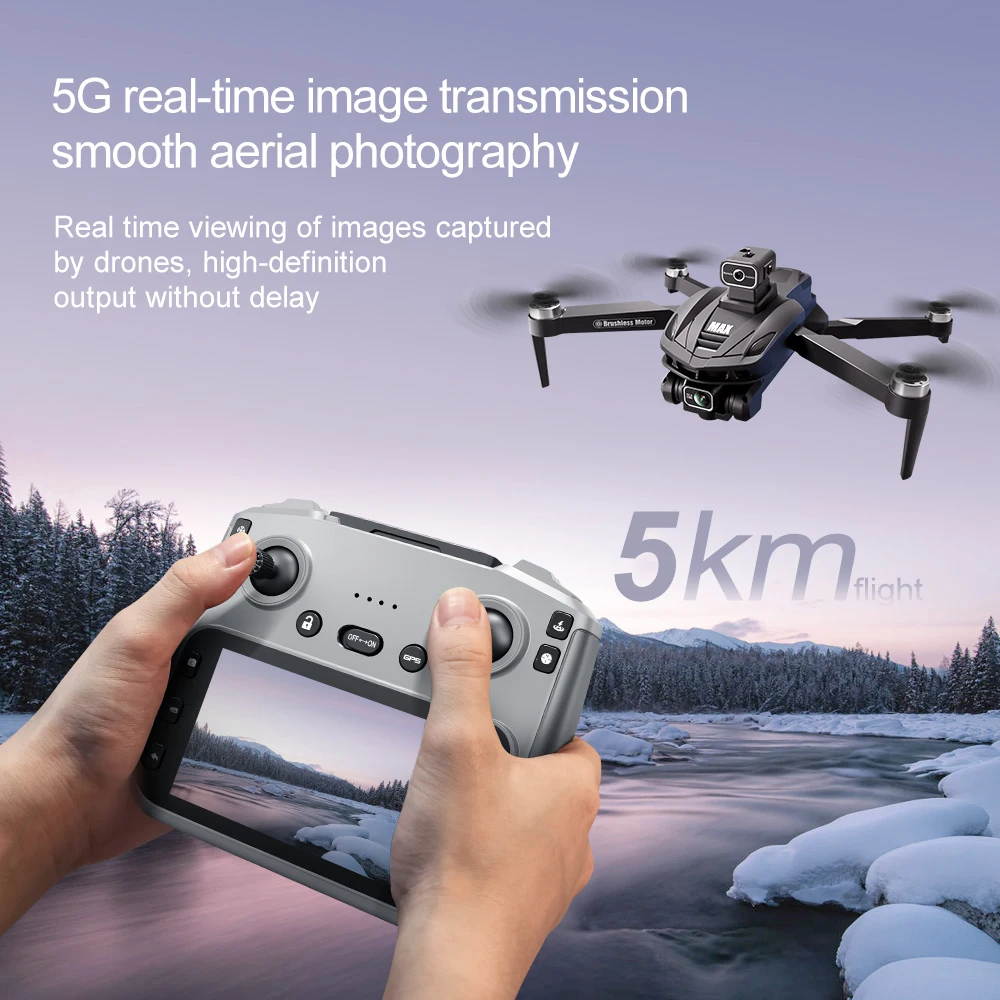 โดรน 2025 V168 Pro MAX GPS กล้ - Dji Drone Air 3 บทวิจารณ์และราคา